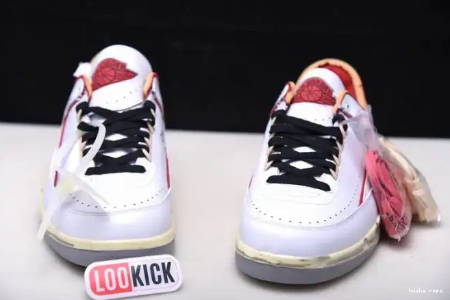 Rep Husky SP Jordan Red Off-White Low White Retro DJ4375-106 2 0604